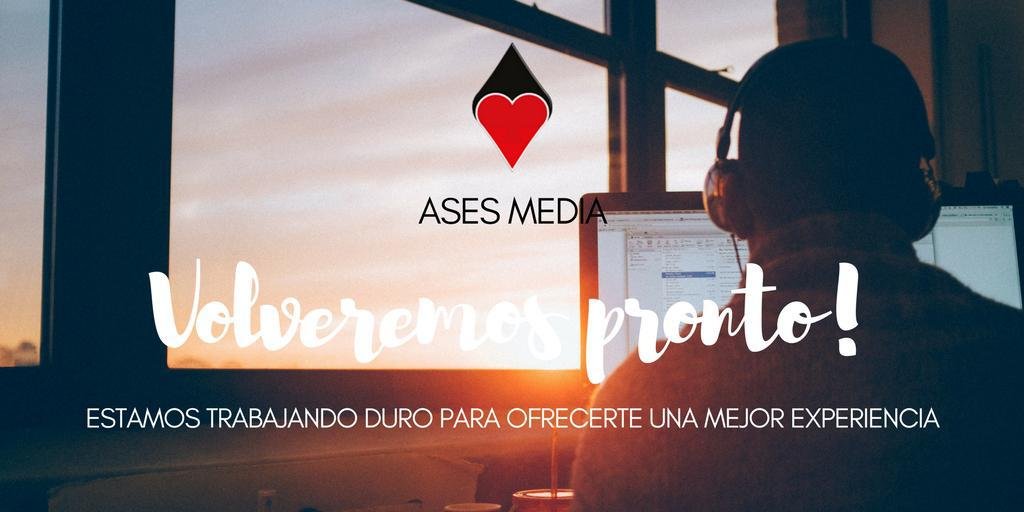 ASES MEDIA estamos trabajando en la web